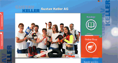 Desktop Screenshot of gustavkeller.ch