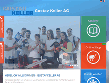 Tablet Screenshot of gustavkeller.ch